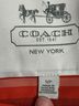 Coach 100% Cotton Plaid Red Trenchcoat Size S - photo 3