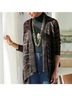 Soft Surroundings Aztec Or Tribal Print Multi Color Black Cardigan Size XL - photo 10