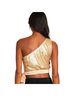 Lulus 100% Polyester 97% Polyester 3% Spandex 97% Polyester 3% Spandex Gold Ivory Tank Top Size M - photo 2