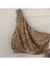 Lulus 100% Polyester 97% Polyester 3% Spandex 97% Polyester 3% Spandex Gold Ivory Tank Top Size M - photo 10