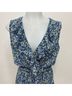 Max Studio 100% Polyester Floral Blue White Sleeveless T-Shirt Size S - photo 8