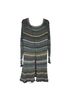 Free People Stripes Blue Pullover Sweater Size L - photo 2