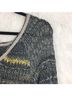 Free People Stripes Blue Pullover Sweater Size L - photo 4