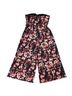 H&M 100% Polyester Floral Blue Orange Black Jumpsuit Size 10 - photo 2