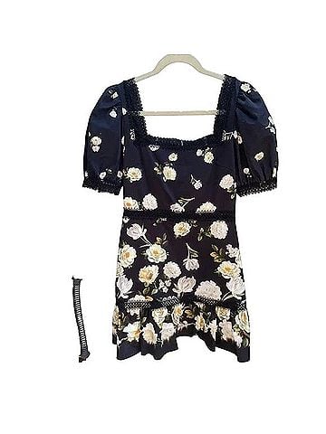 Alice + Olivia Wylie Floral Cocktail Dress (view 1)