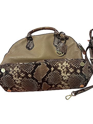 Michael Kors Leather Satchel (view 1)