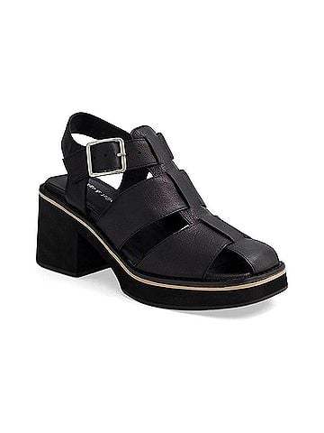 Django & Juliette Women's Jear Leather Platform Sandals (view 1)