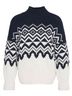 Barbour Fair Isle Multi Color Pullover Sweater Size 8 - photo 1