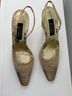 Stuart Weitzman Gold Heels Size 9 - photo 4