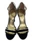 Ivanka Trump Black Gold Heels Size 8 1/2 - photo 1