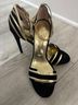 Ivanka Trump Black Gold Heels Size 8 1/2 - photo 9
