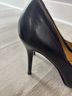 Nine West 100% Leather Black Heels Size 8 1/2 - photo 7