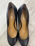 Nine West 100% Leather Black Heels Size 8 1/2 - photo 6