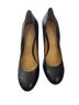 Nine West 100% Leather Black Heels Size 8 1/2 - photo 1