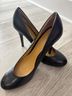 Nine West 100% Leather Black Heels Size 8 1/2 - photo 8