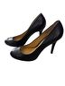 Nine West 100% Leather Black Heels Size 8 1/2 - photo 2
