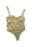 Danielle Bernstein Gold Bodysuit Size 14 - photo 14