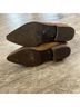 ALLSAINTS 100% Suede Tan Brown Ankle Boots Size 10 - photo 6
