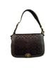 Coach 100% Leather Print Brown Leather Shoulder Bag One size - photo 1