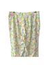 Lilly Pulitzer Floral White Green Casual Pants Size 14 - photo 2