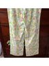 Lilly Pulitzer Floral White Green Casual Pants Size 14 - photo 6