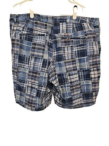 L.L.Bean Madras Plaid  Patchwork Shorts (view 2)