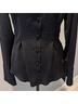ASOS Black Long Sleeve Blouse Size 4 - photo 6