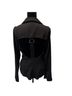 ASOS Black Long Sleeve Blouse Size 4 - photo 2