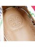 Tory Burch 100% Leather White Green Blue Heels Size 8 1/2 - photo 9