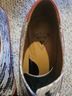 John Fluevog 100% Leather Color Block Solid Animal Print Black Red White Heels Size 8 - photo 3