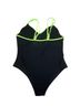 Unlisted Black Green One Piece Swimsuit Size 3X - photo 2