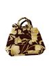 Vera Bradley Floral Brown Yellow Leather Tote Size mini tote - photo 2