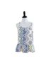 Anthropologie 100% Polyester Graphic White Tank Top Size S - photo 1