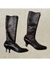 Stuart Weitzman 100% Leather Brown Boots Size 7 1/2 - photo 9