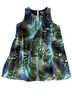 Vince Camuto 100% Polyester 100% Polyester Floral Tropical Multi Color Green Black Sleeveless Blouse Size 6 - photo 1