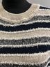 Saint + Sofia 55% Cotton 39% Polyacrylic 6% Polyamide 100% Linen 37% Wool 18% Silk Stripes Multi Color Pullover Sweater Size L - photo 6