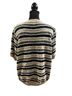 Saint + Sofia 55% Cotton 39% Polyacrylic 6% Polyamide 100% Linen 37% Wool 18% Silk Stripes Multi Color Pullover Sweater Size L - photo 2