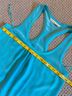 Trina Turk 100% Silk Blue Sleeveless Top Size 4 - photo 4