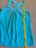Trina Turk 100% Silk Blue Sleeveless Top Size 4 - photo 7