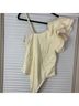 Shein White Ivory One Piece Swimsuit Size 1X - photo 13