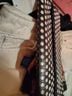 Arcadia Polka Dots Black White Leather Clutch One size - photo 5