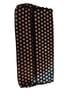 Arcadia Polka Dots Black White Leather Clutch One size - photo 1