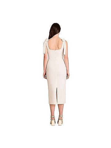Birdy Grey Alex Midi Dress Crepe Cocktail Dress (view 2)