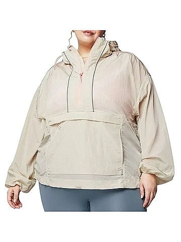Fabletics Nylon Shimmer Windbreaker Windbreaker (view 1)