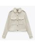 Zara Houndstooth Brown Tan White Blazer Size S - photo 4