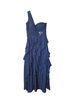 Xscape 100% Polyester Solid Blue Cocktail Dress Size 8 - photo 1