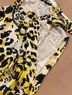Cache 100% Polyester 100% Polyester Animal Print Multi Color Yellow Black Sleeveless Top Size 6 - photo 6