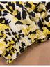 Cache 100% Polyester 100% Polyester Animal Print Multi Color Yellow Black Sleeveless Top Size 6 - photo 7