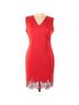 Maia 92% Polyester 8% Spandex 100% Polyester Red Cocktail Dress Size 10 - photo 1