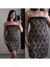 Talbots Floral Black Gold Cocktail Dress Size 14 - photo 4